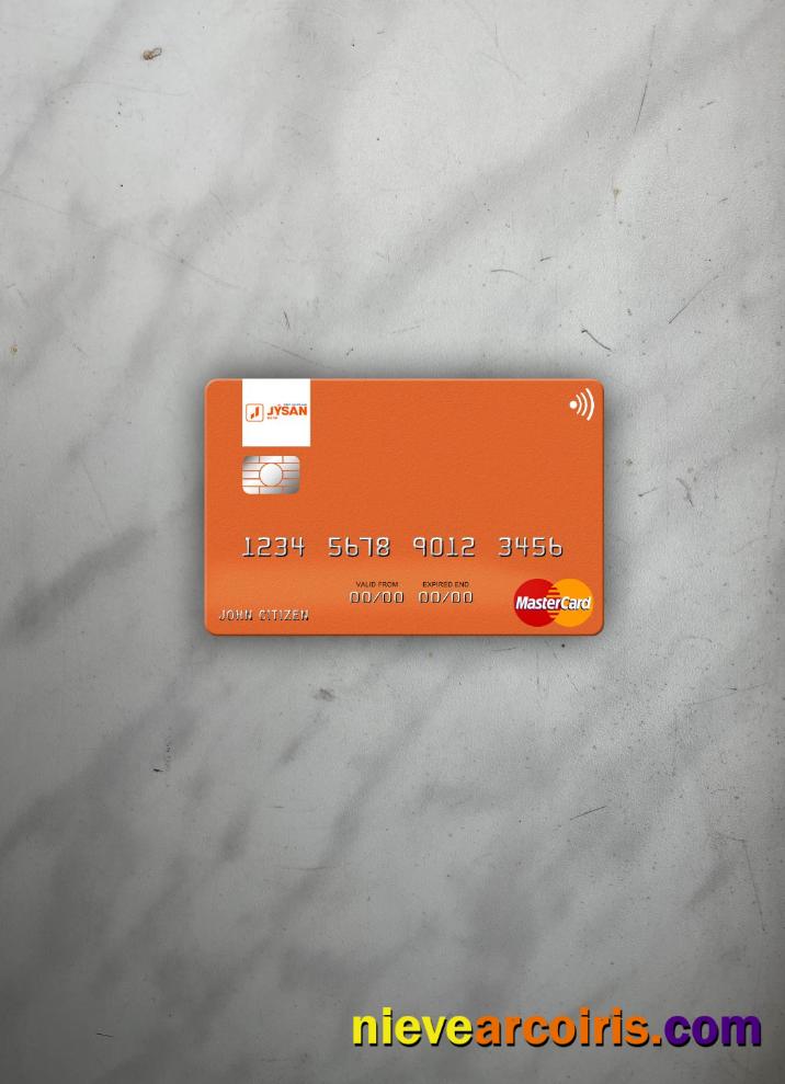 Kazakhstan First Heartland Jýsan Bank mastercard photolook